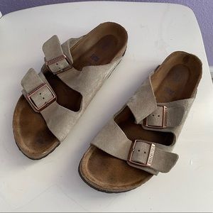 Birkenstock Arizona Suede Leather Soft Footbed